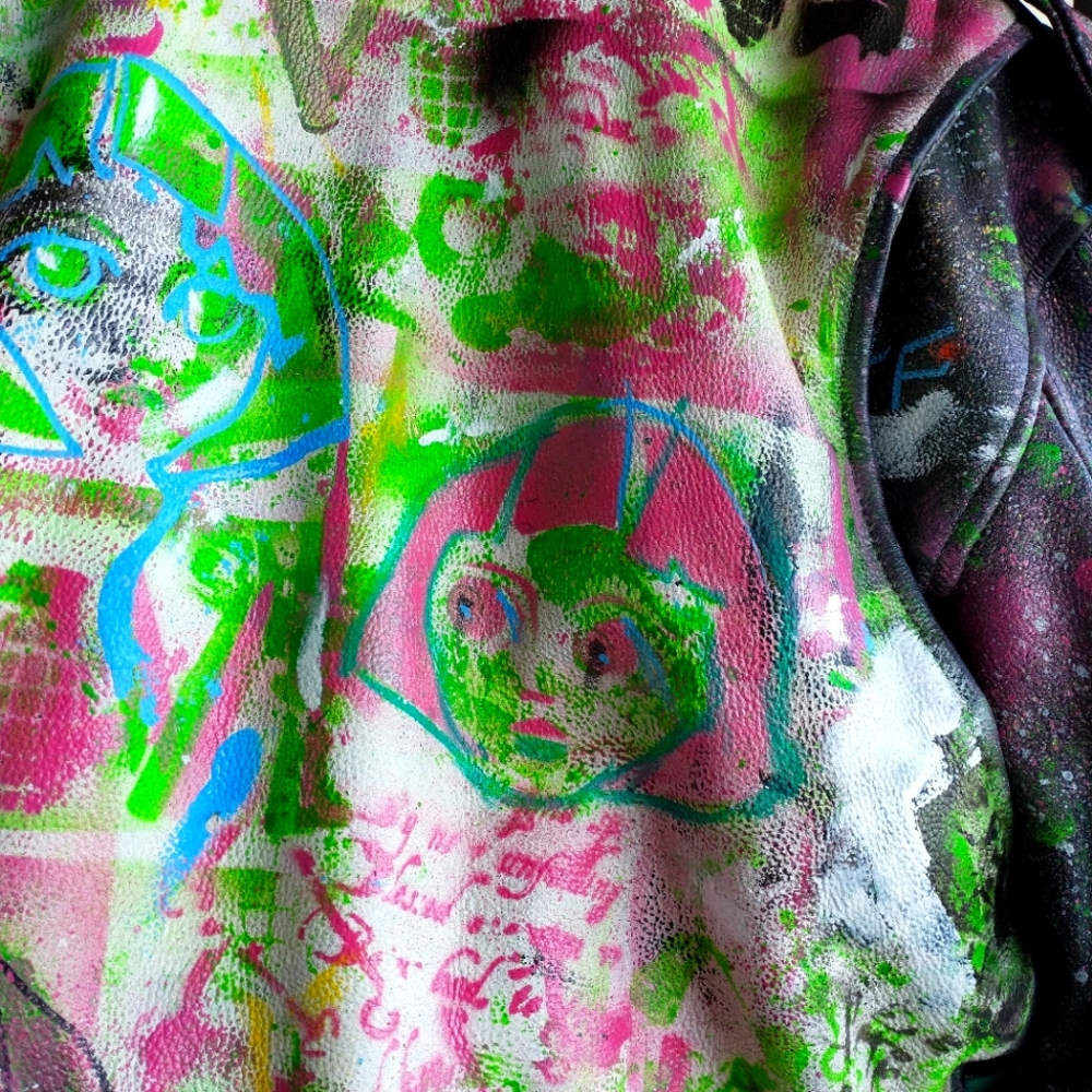 Phuckculture Custom Leather Trashion Jacket